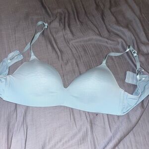 blue wireless auden bra size 34 a